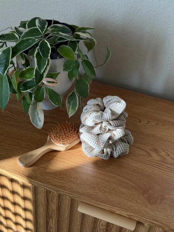 Plastic Free Scrunchies - 2 Pack | Natural