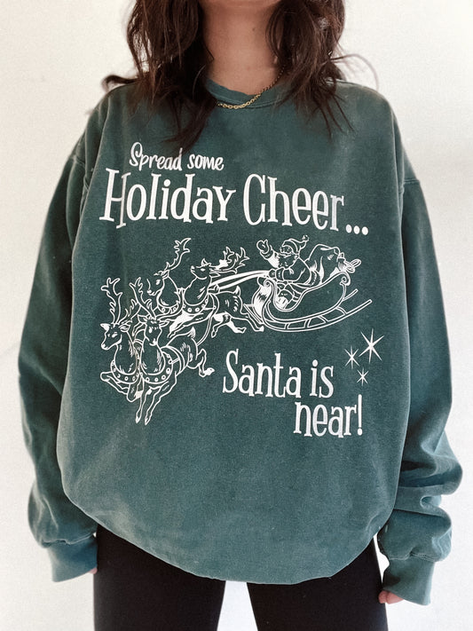 Spread Some Cheer Holiday Vintage Crew