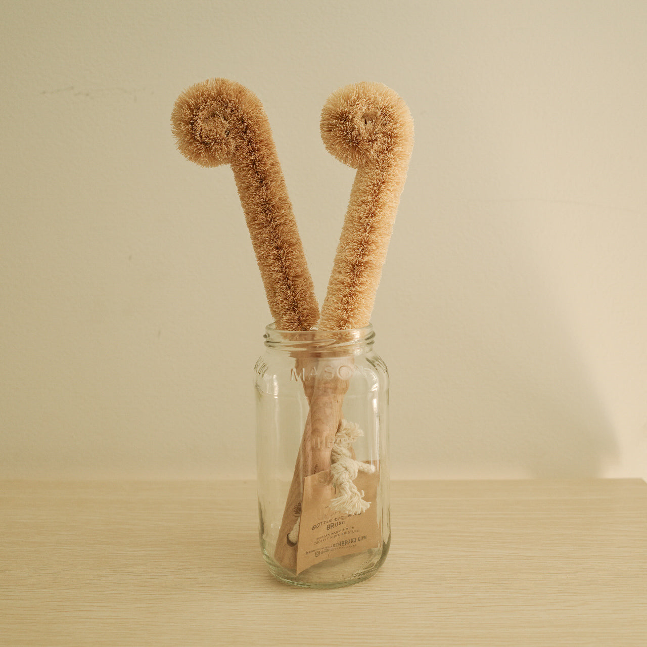 Coconut Bottle Cleaning Brush