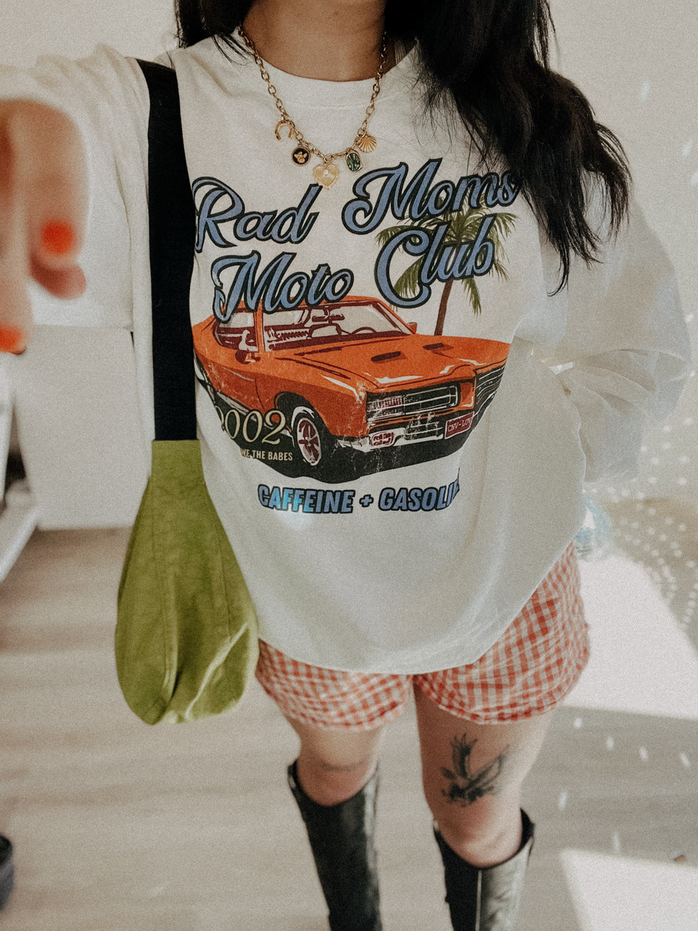 Rad Moms Moto Club Vintage Crew