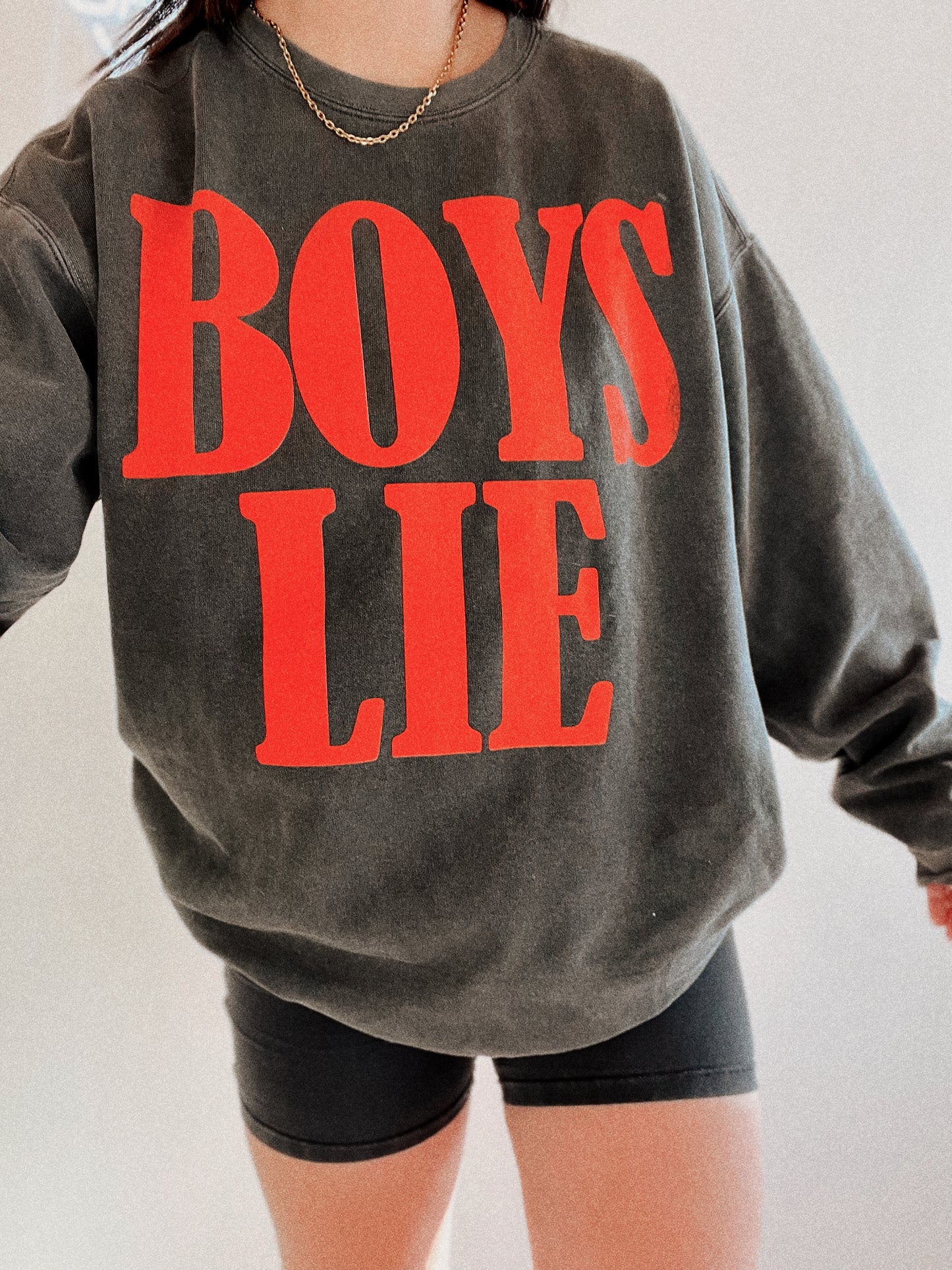 Boys Lie Crewneck