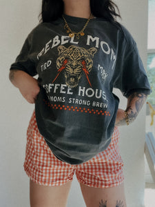 Rebel Mom Coffee House Tee