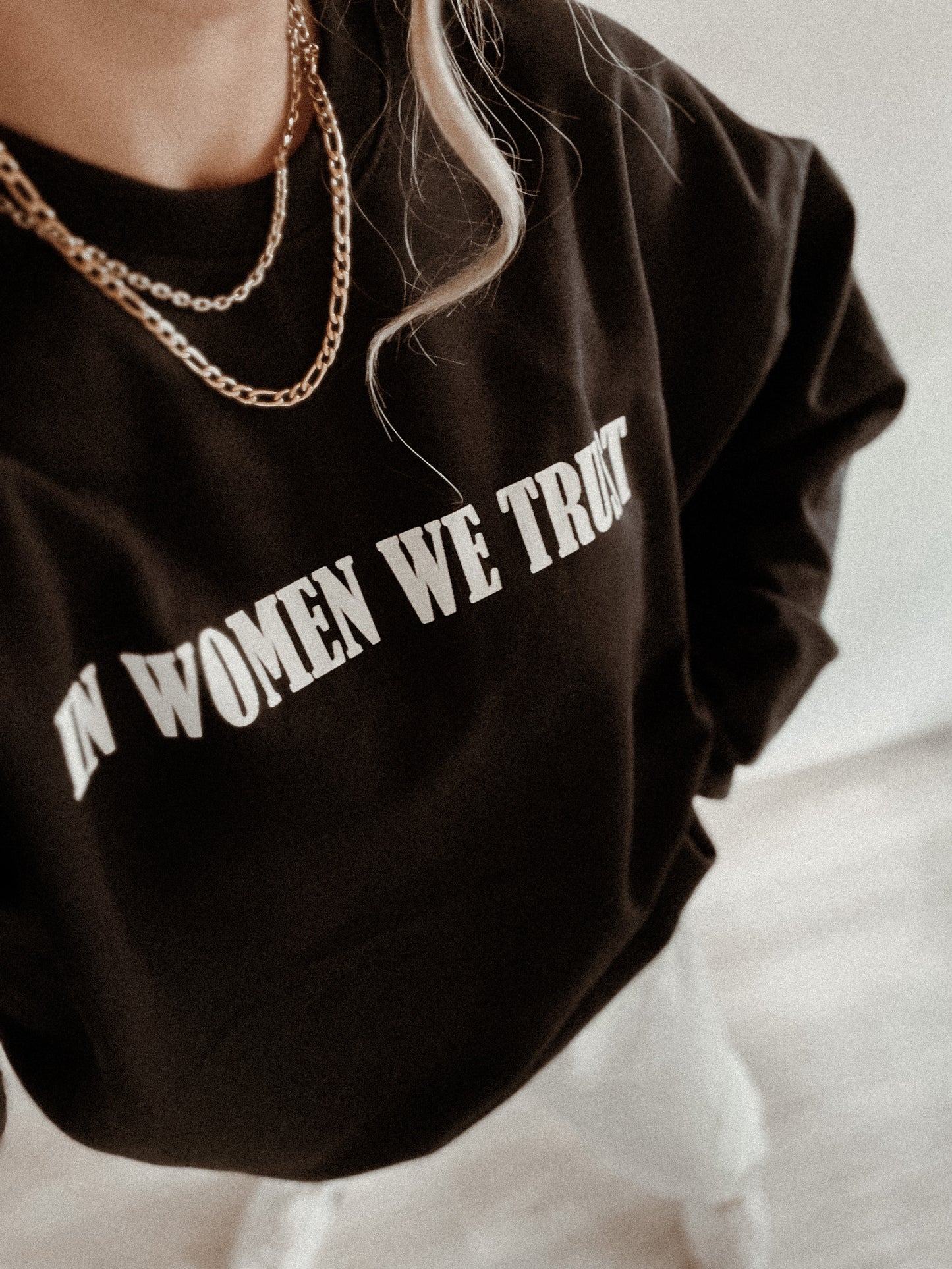 In Women We Trust Crewneck