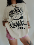 Raisin' Hell Disco Boot Tee