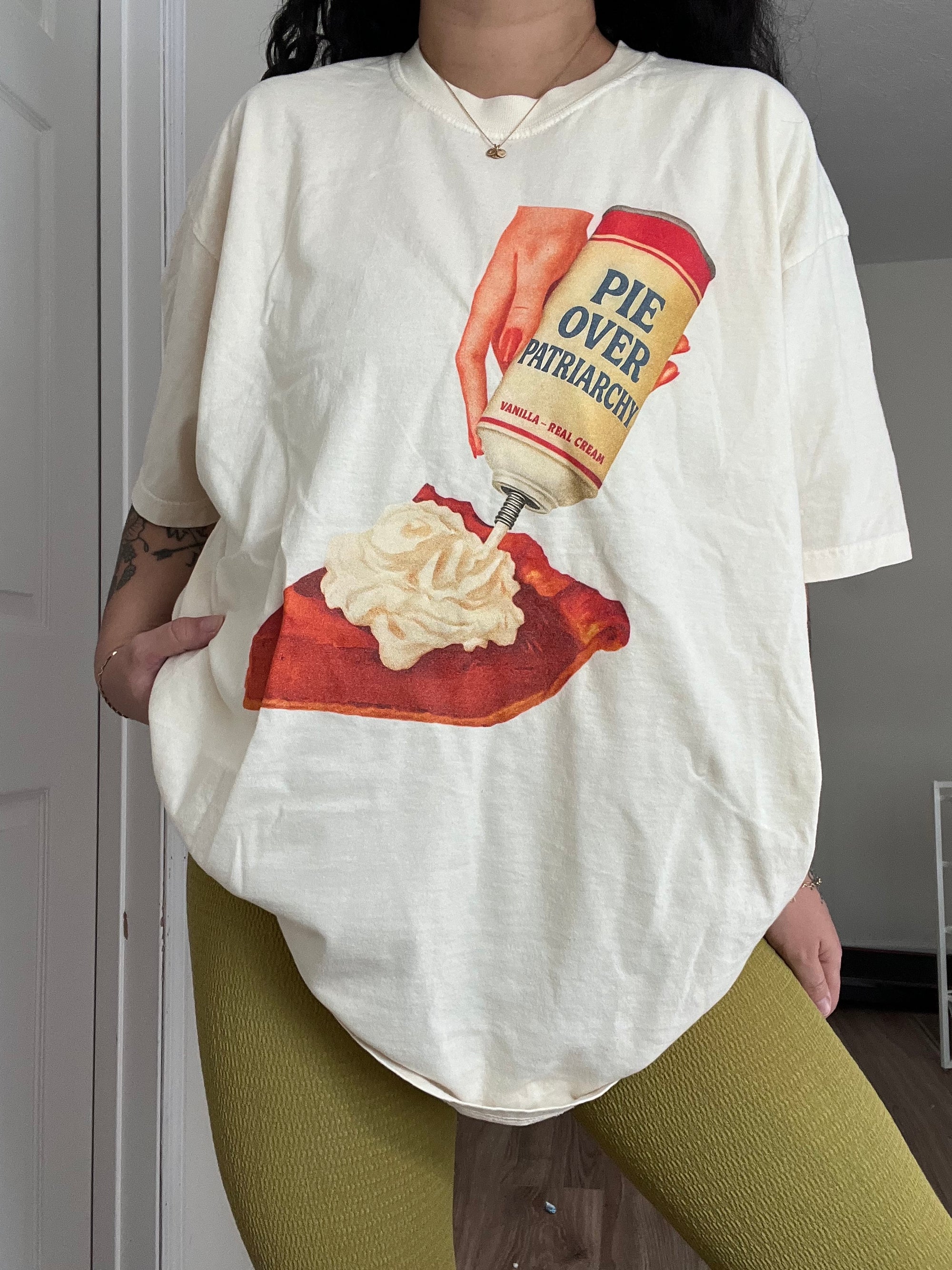 Pie Over Patriarchy Tee