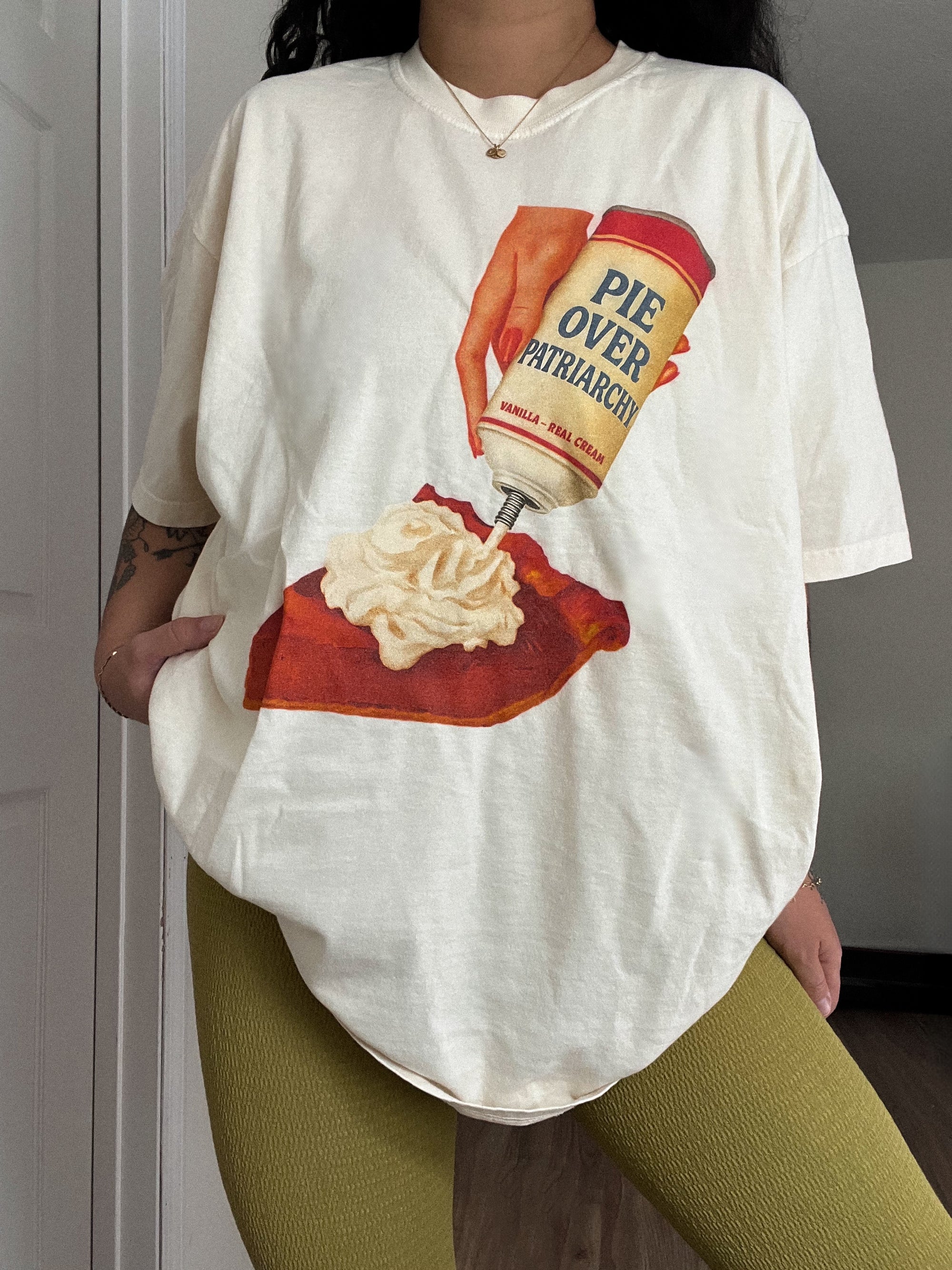 Pie Over Patriarchy Tee