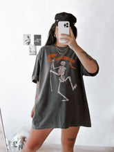Load image into Gallery viewer, Happy Halloween Skelly Tee
