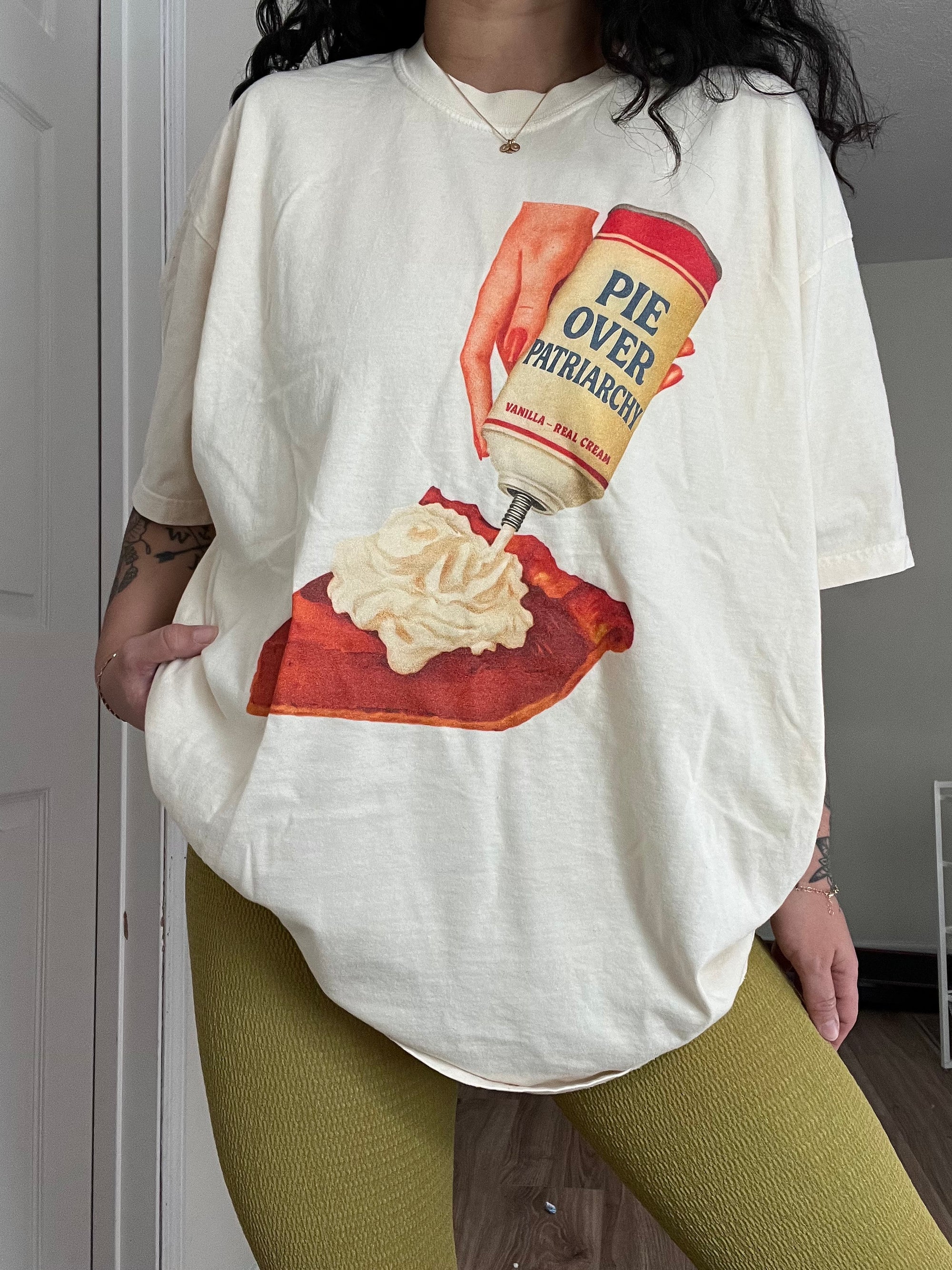 Pie Over Patriarchy Tee