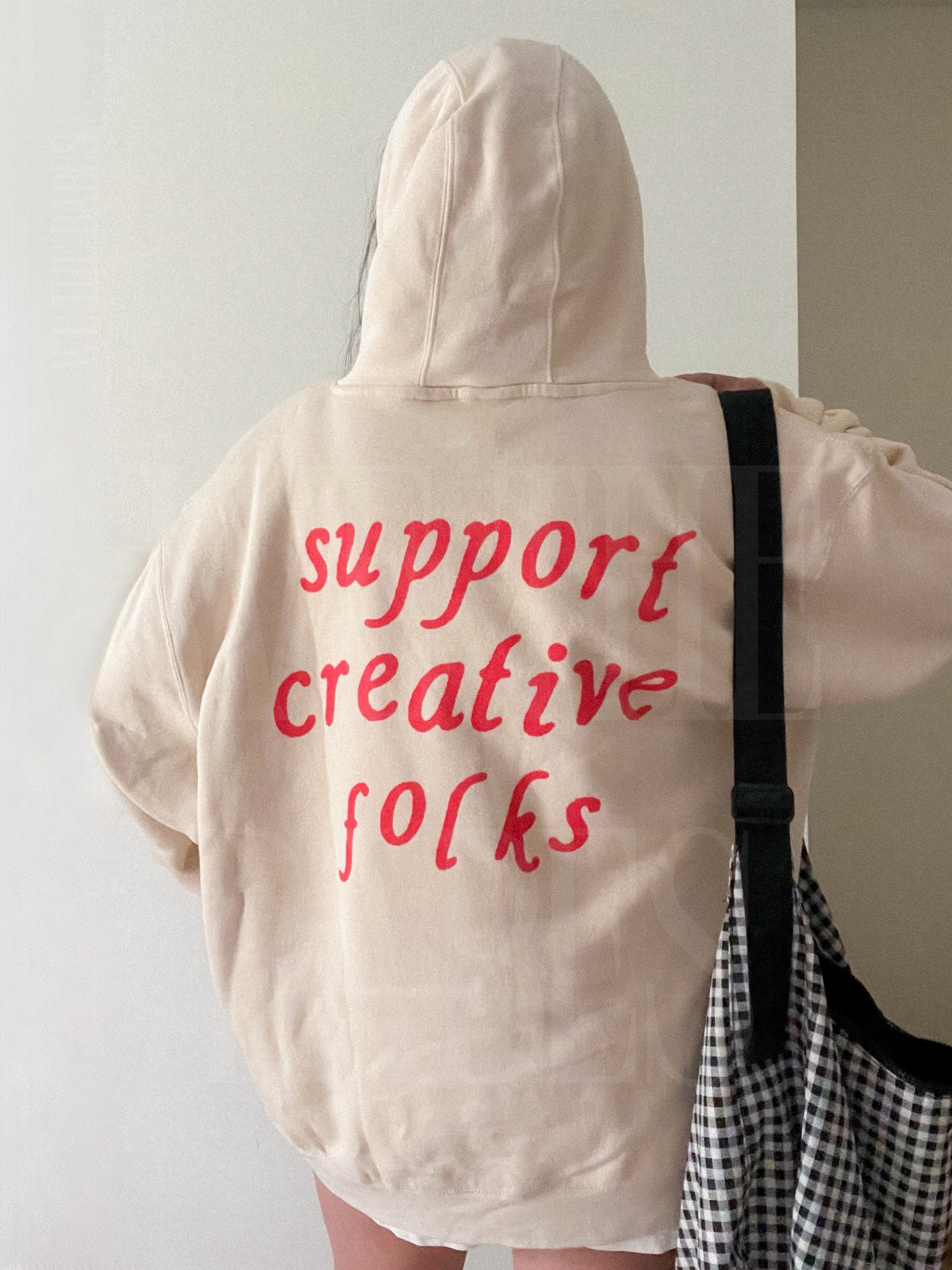 Support Creative Folks Hoodie