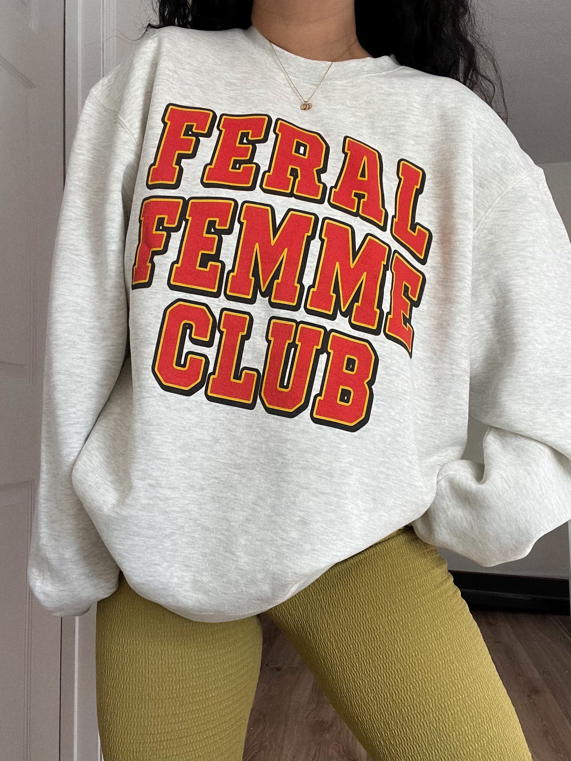 Feral Femme Club Crewneck