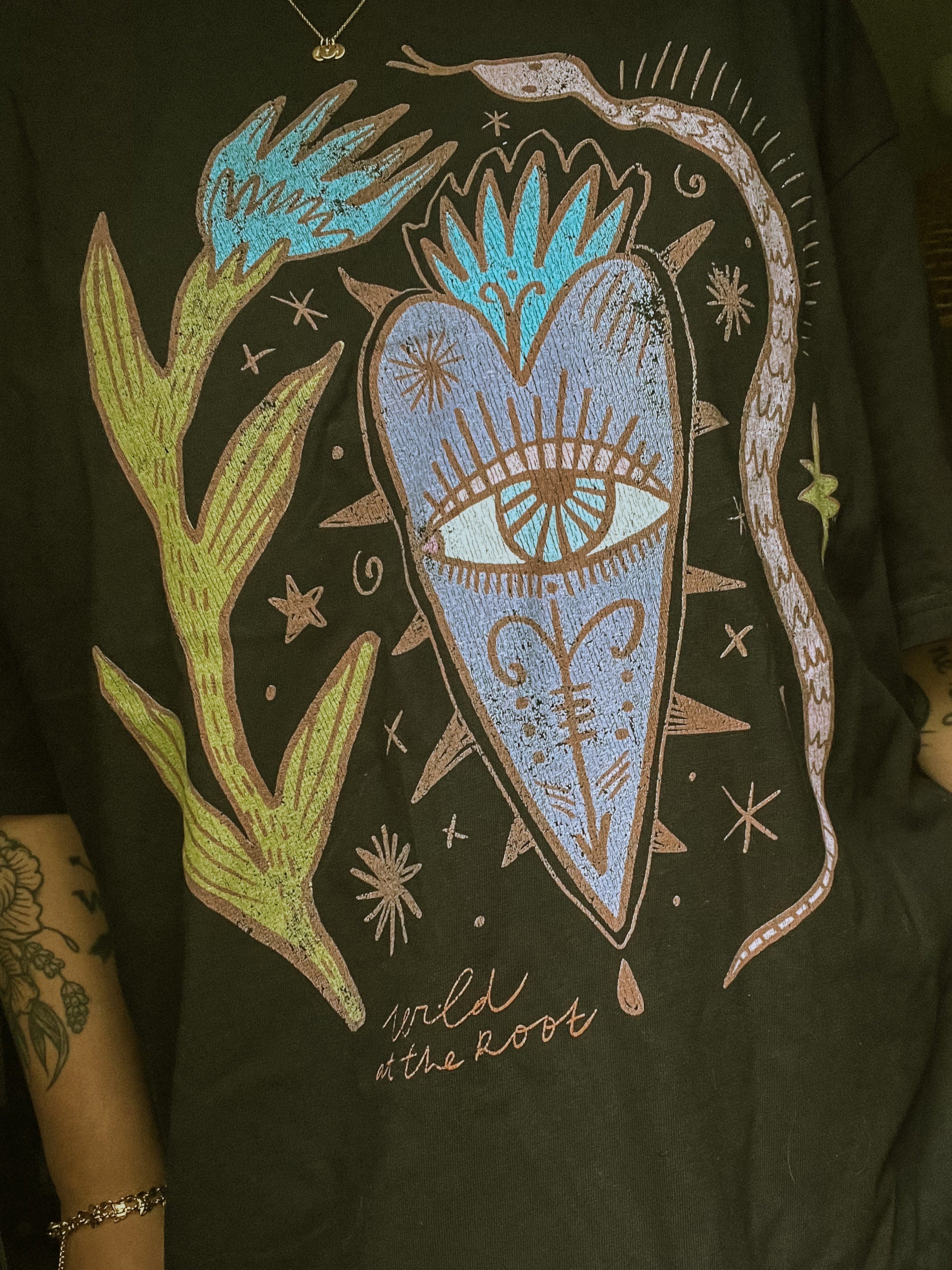 Wild at the Root Tee