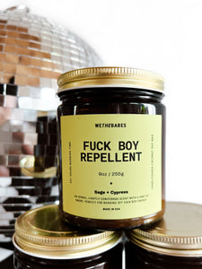 Fuck Boy Repellent Candle