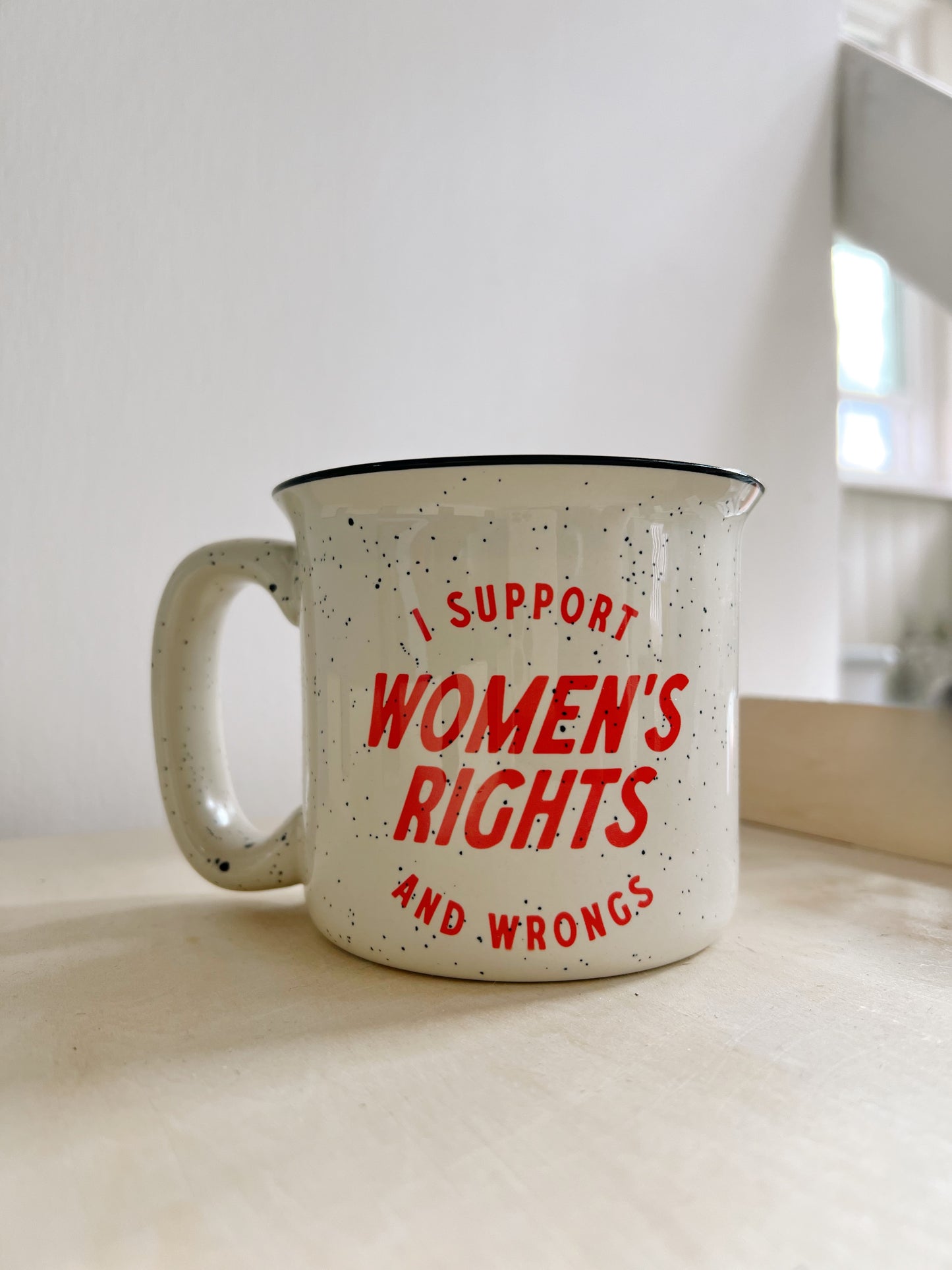 Womens Rights And Wrongs Ceramic Mug