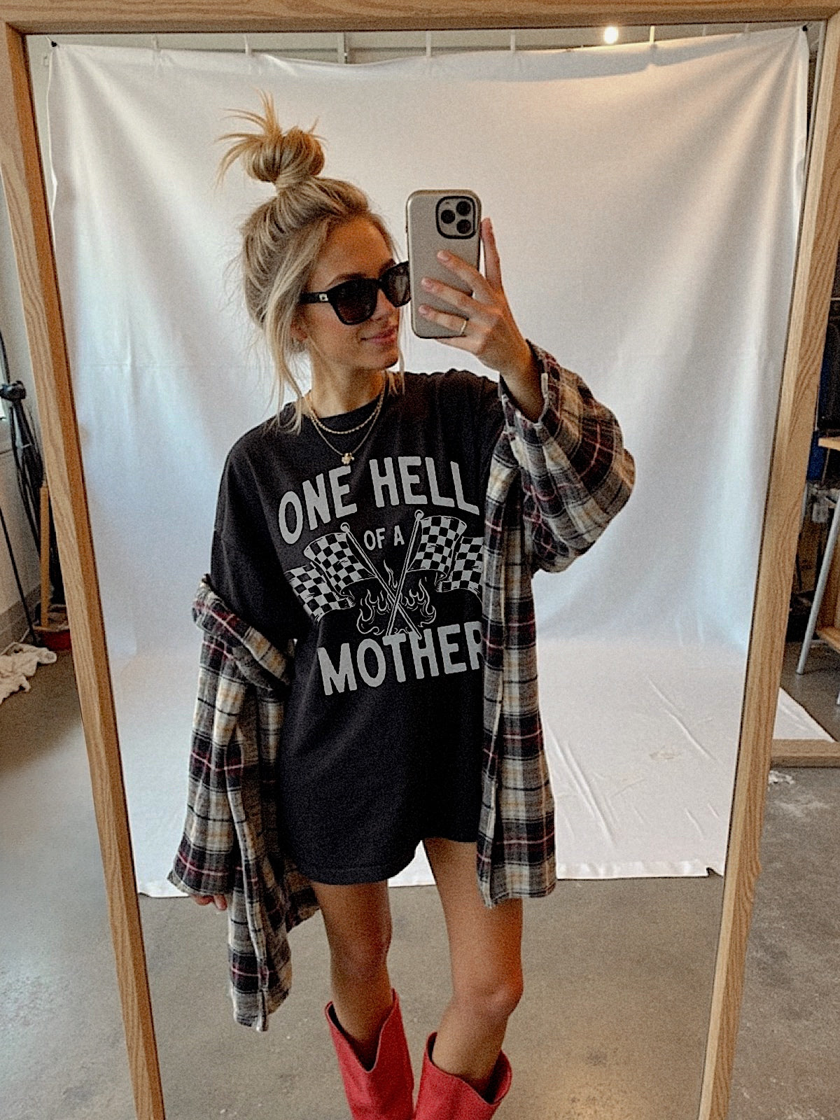 One Hell Of A Mother Racing Tee