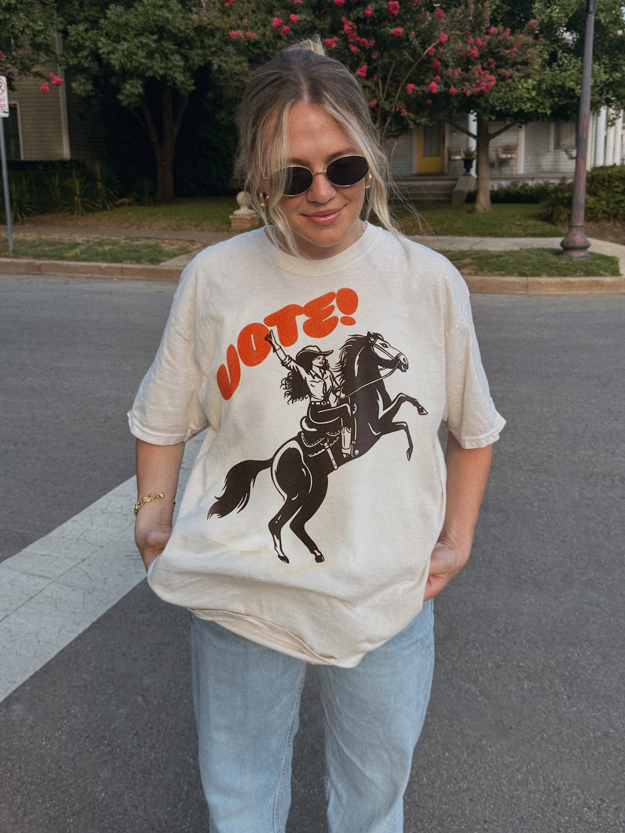 Vote Cowgirl Tee