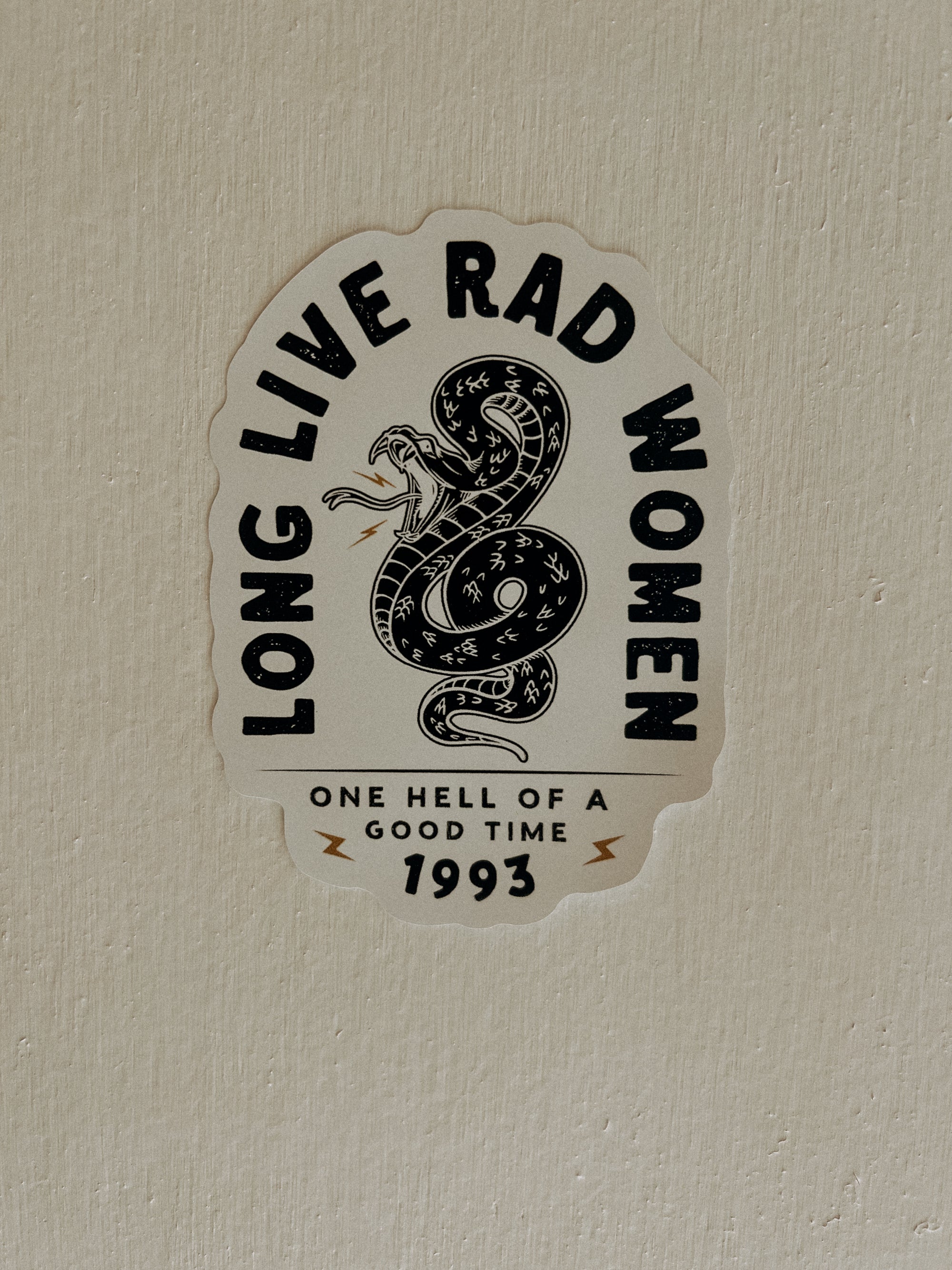 Long Live Rad Women Sticker
