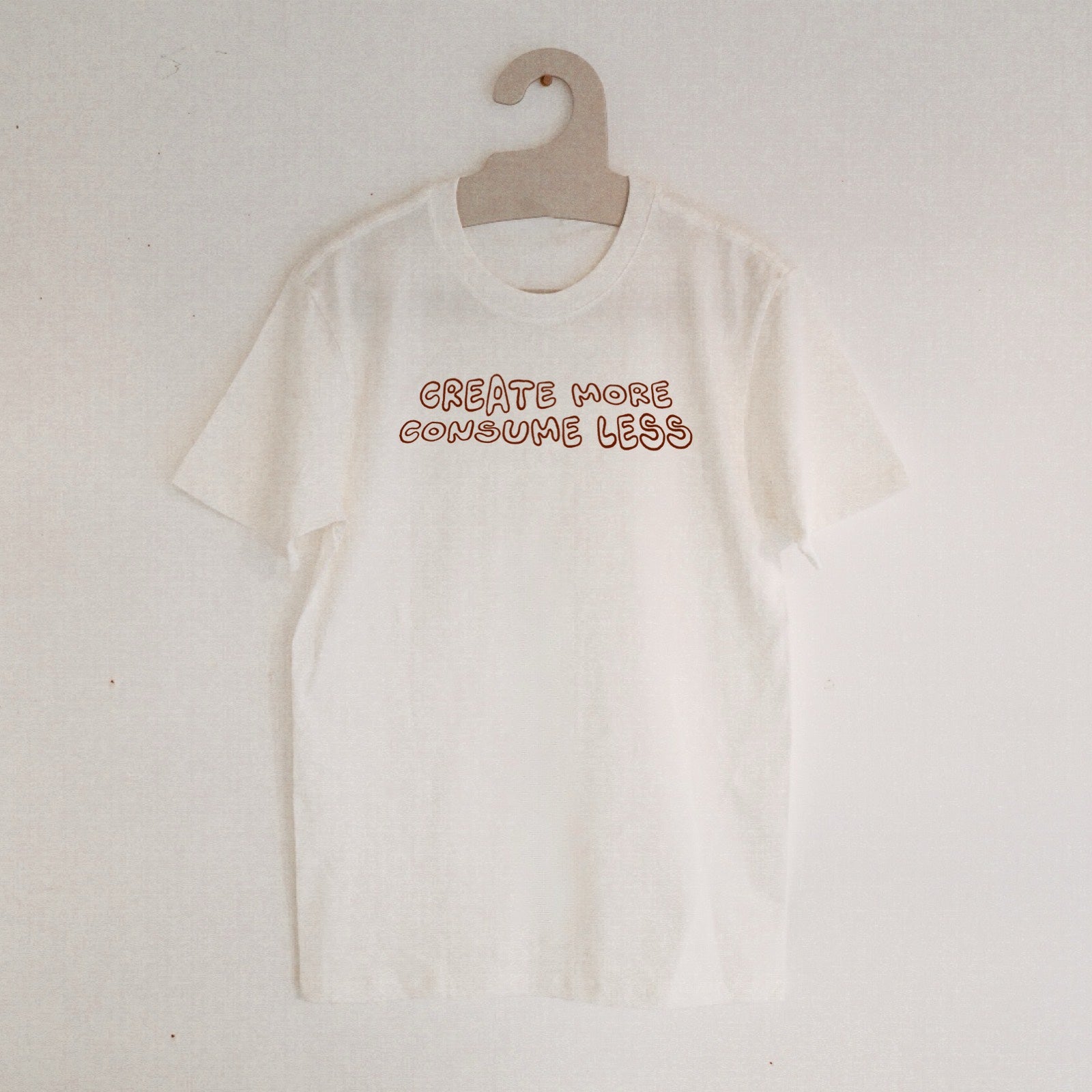 Create More, Consume Less Organic Tee