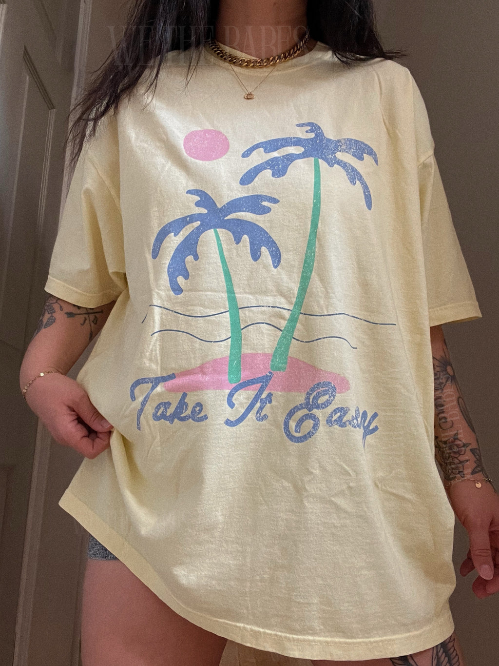 Take It Easy Palm Tee