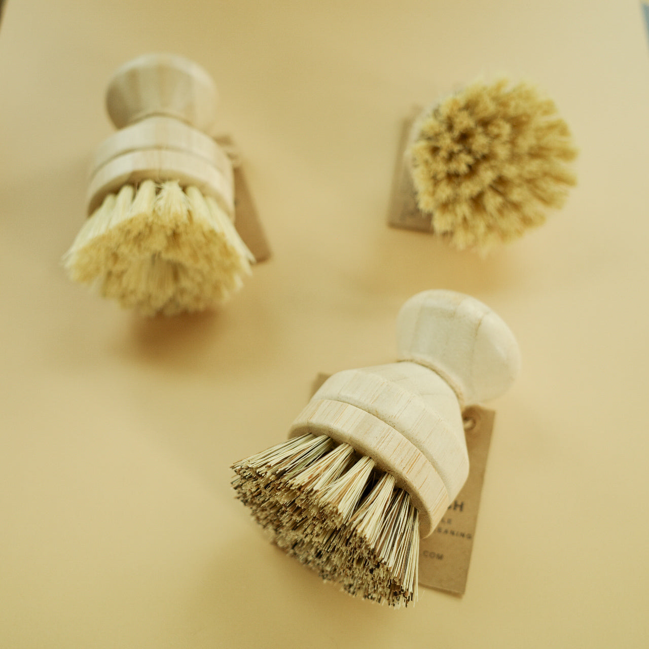 Bamboo Modular Cleaning Brush - 3pk