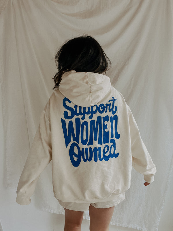 Support Women Owned Vintage Hoodie