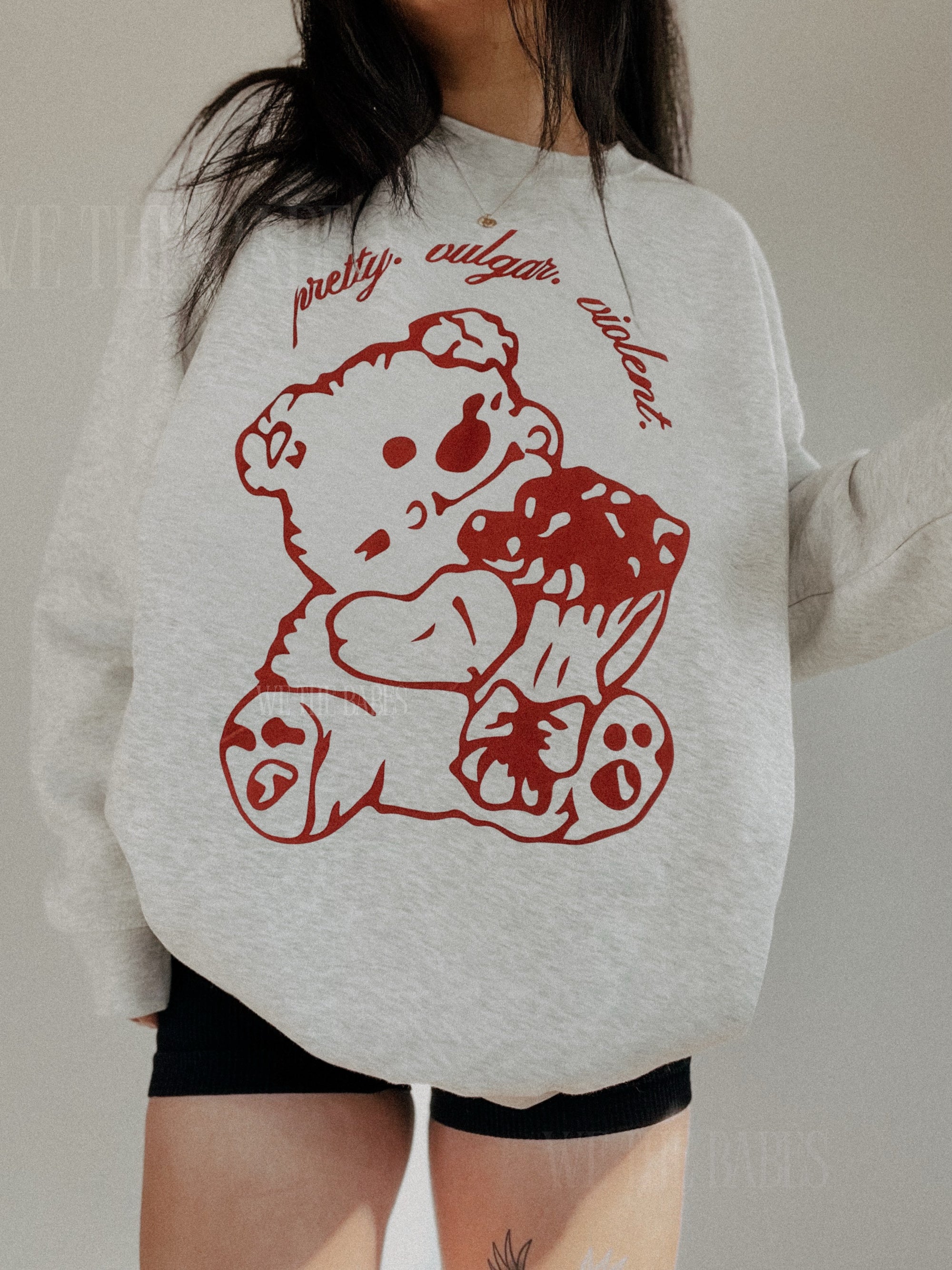 Pretty Vulgar Violent Crewneck