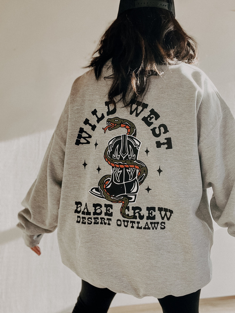 Wild West Babe Crew Sweatshirt