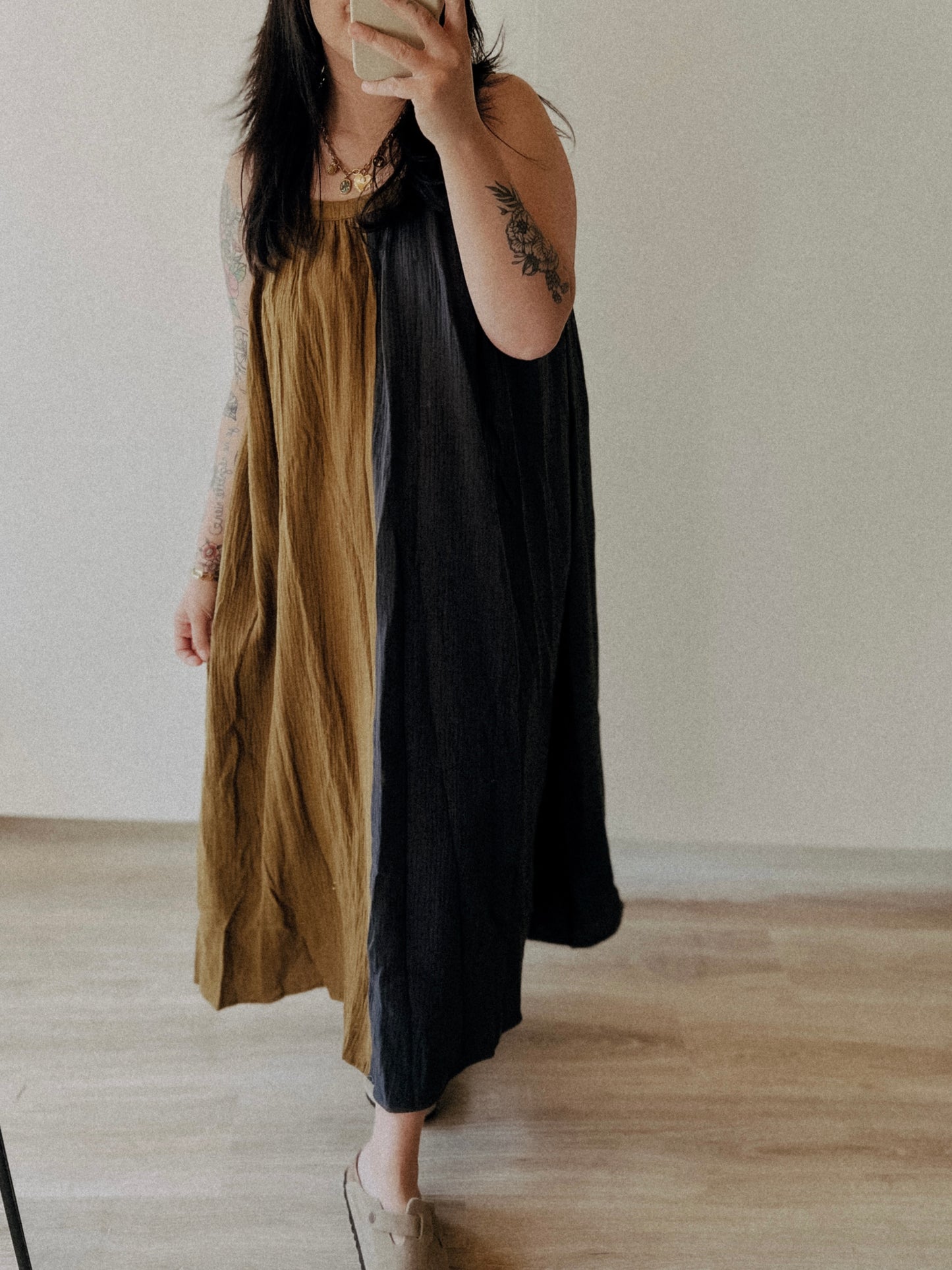 Aria Two Tone Maxi Dress