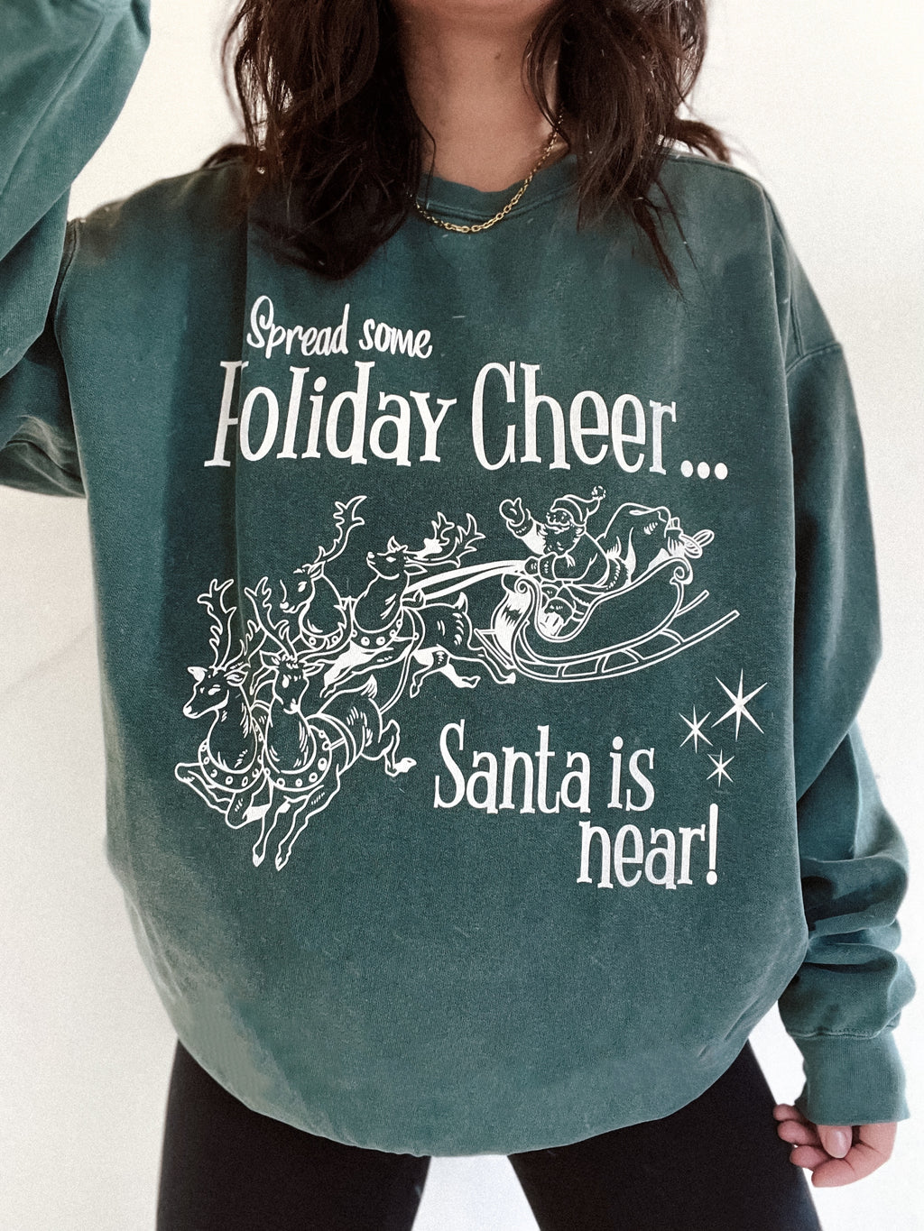 Spread Some Cheer Holiday Vintage Crew
