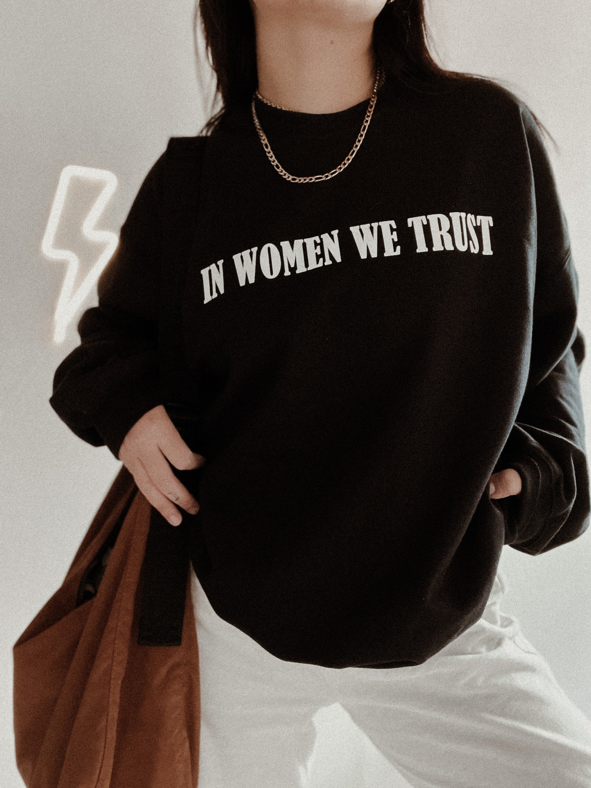 In Women We Trust Crewneck