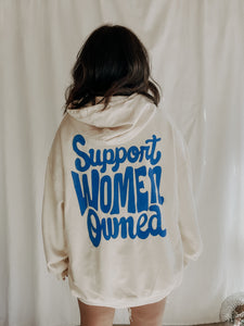 Support Women Owned Vintage Hoodie