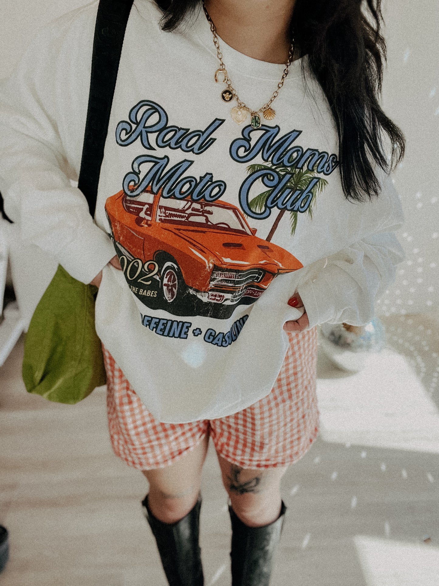 Rad Moms Moto Club Vintage Crew