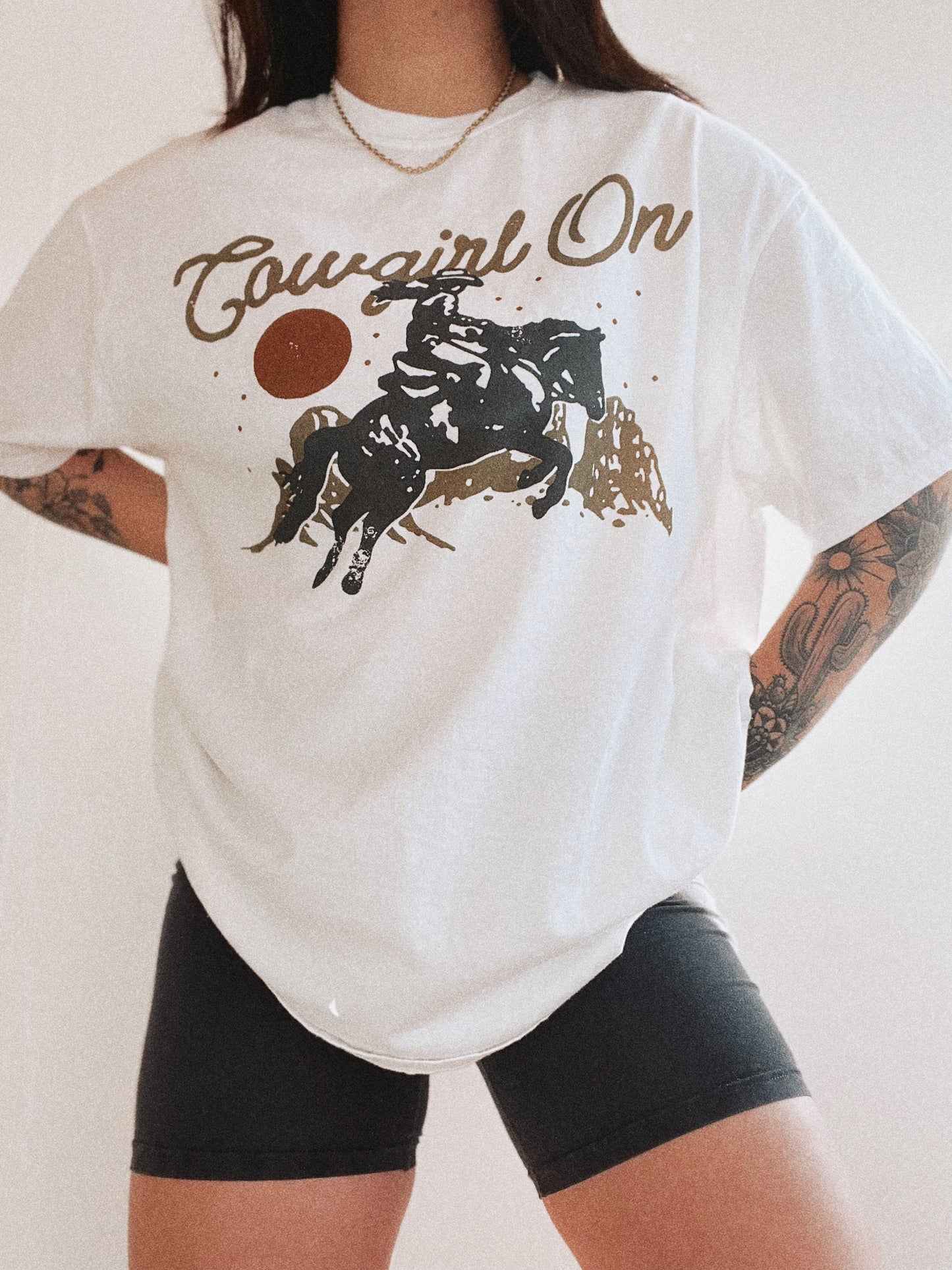 Cowgirl On Tee