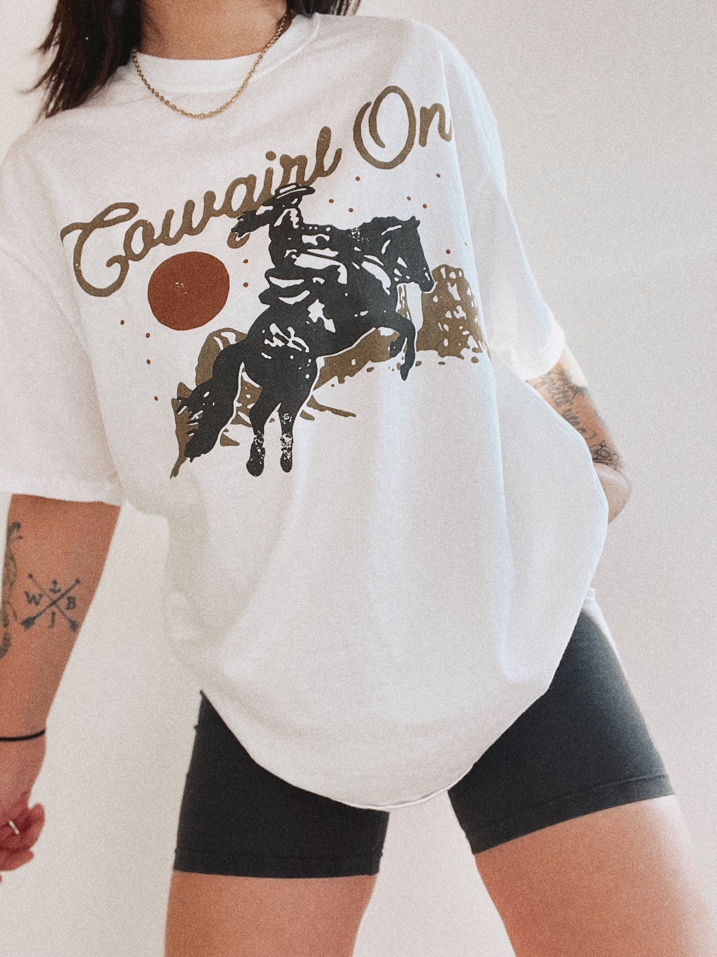 Cowgirl On Tee