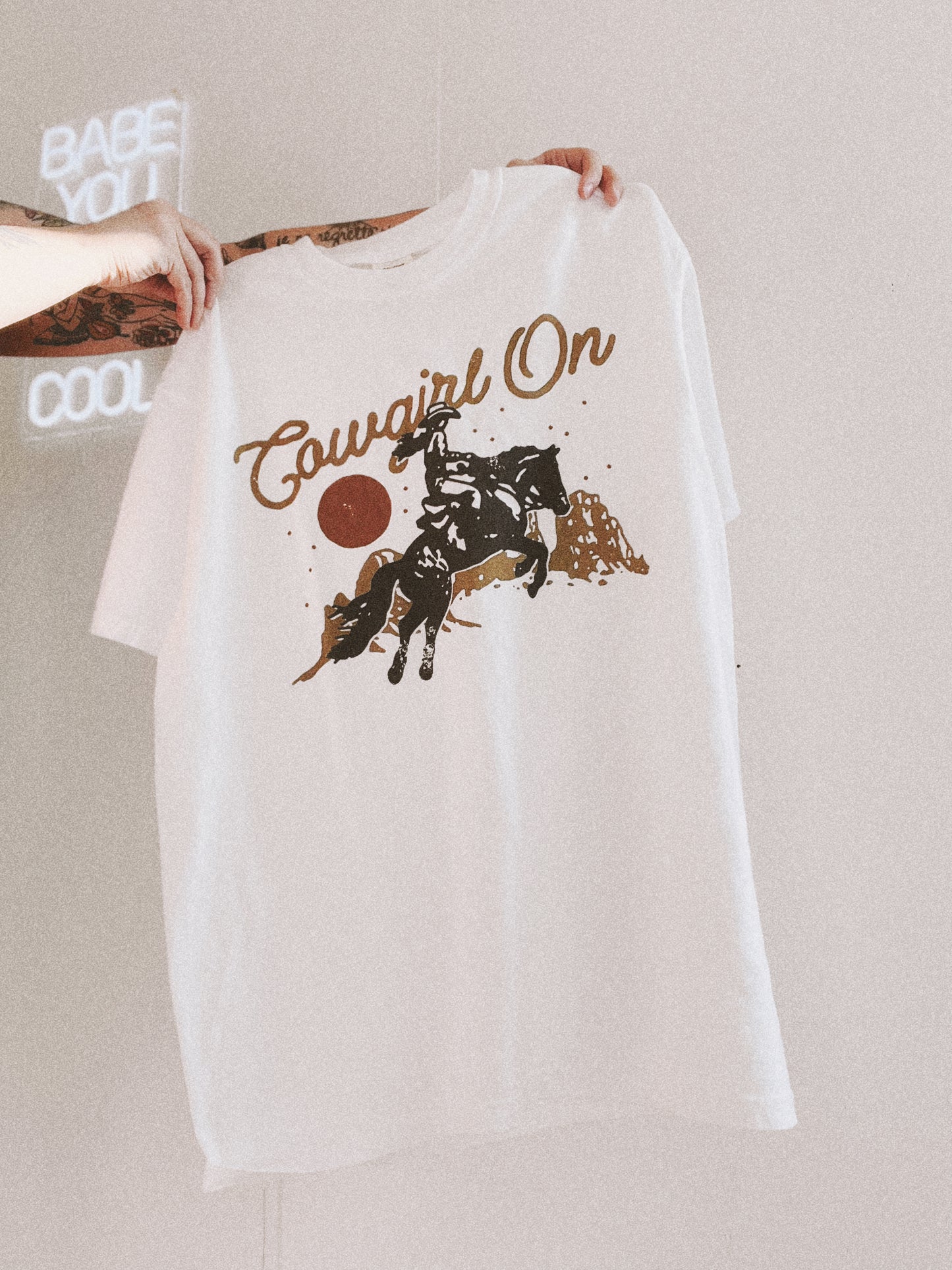 Cowgirl On Tee