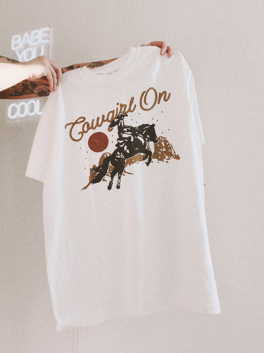 Cowgirl On Tee