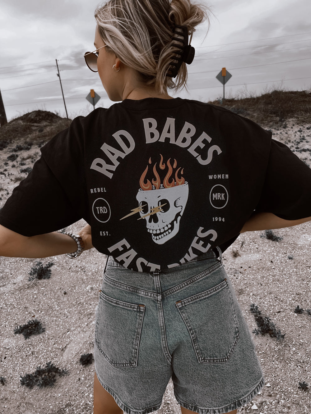 Rad Babes Fast Bikes Tee