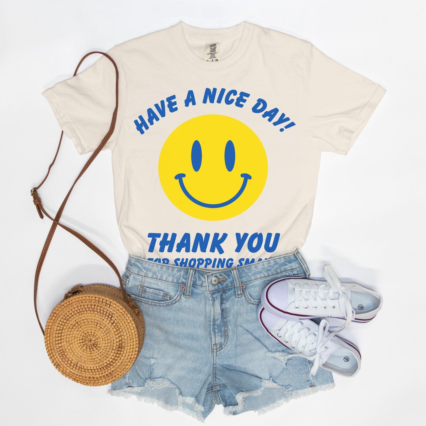 Have A Nice Day Thank You For Shopping Small Tee