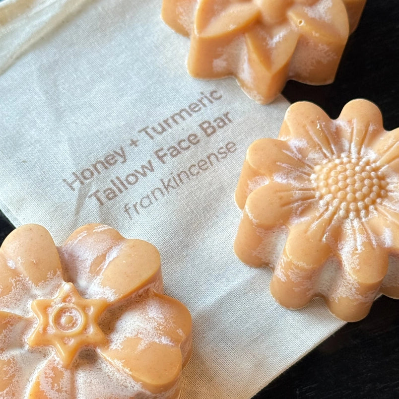 Honey Tumeric Tallow Face Bar