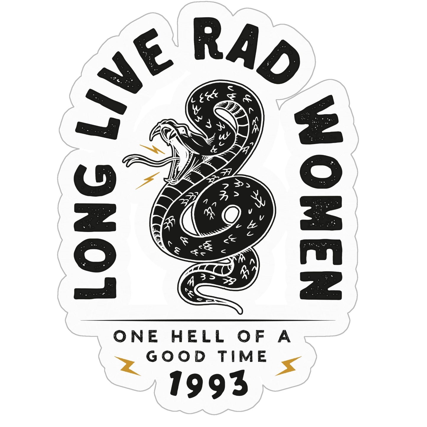 Long Live Rad Women Sticker