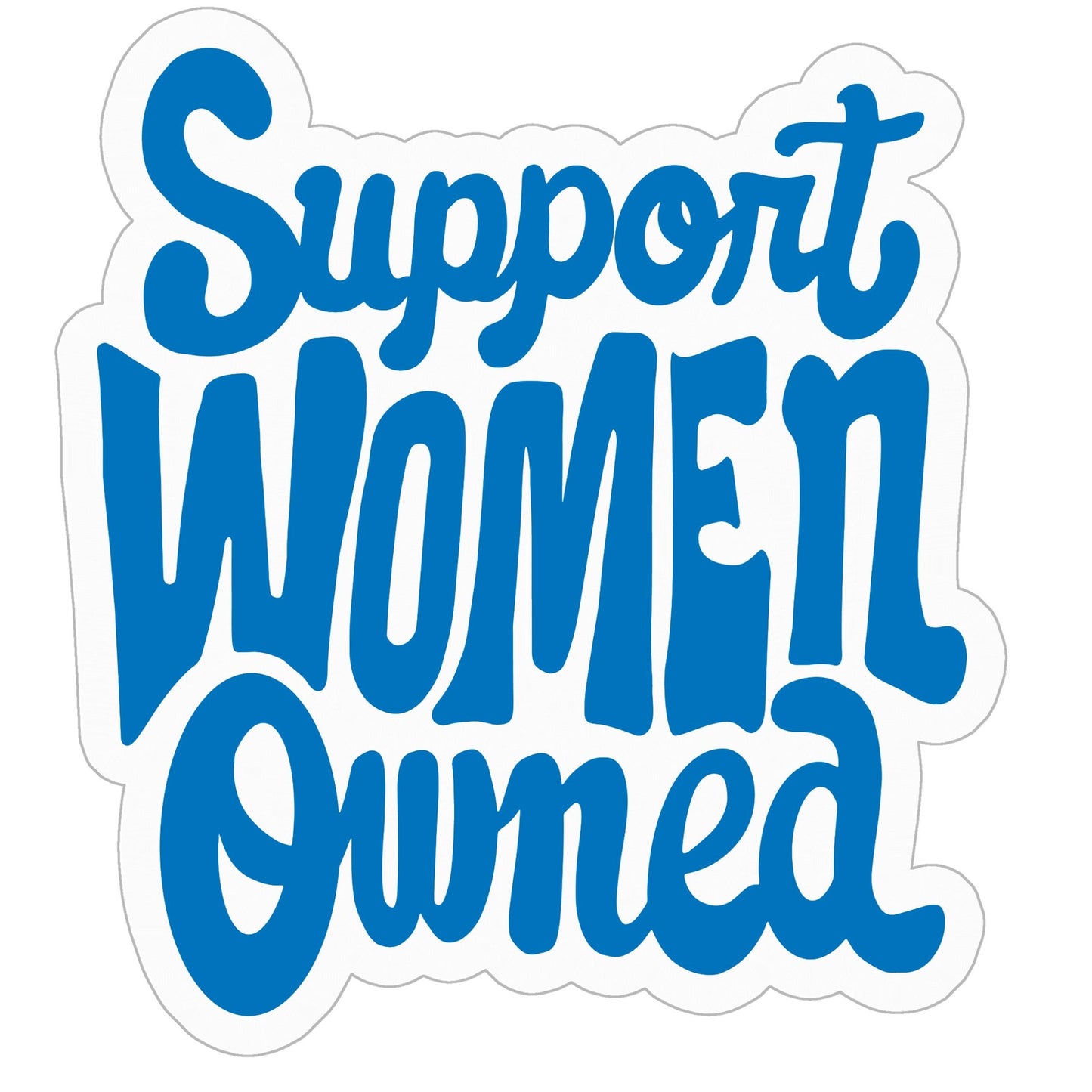 Support Women Owned Sticker