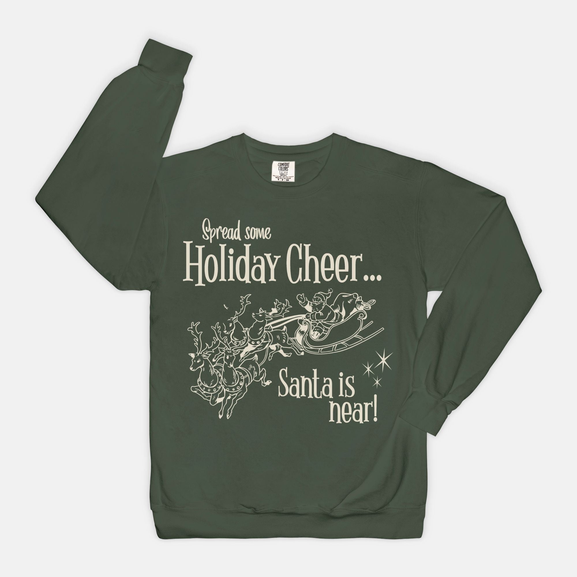 Spread Some Cheer Holiday Vintage Crew