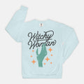 Witchy Woman Halloween Vintage Crew