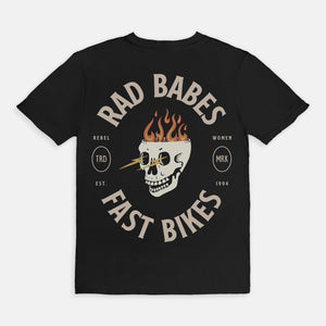 Rad Babes Fast Bikes Tee