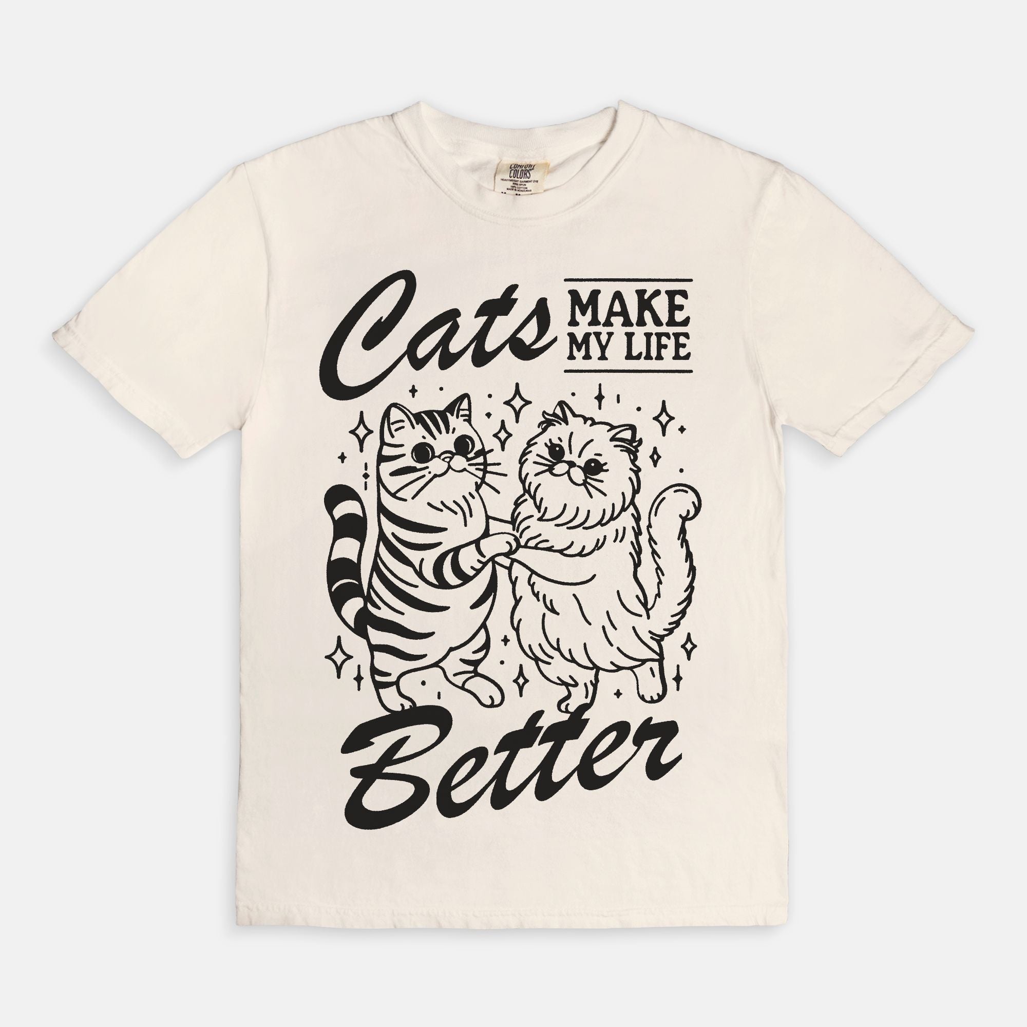 Cats Make Life Better Tee