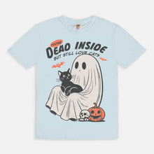 Load image into Gallery viewer, Dead Inside But Love Cats Halloween Tee

