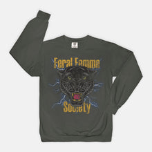 Load image into Gallery viewer, Feral Femme Society Vintage Washed Crew
