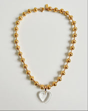 Load image into Gallery viewer, Heart Au Gold Necklace
