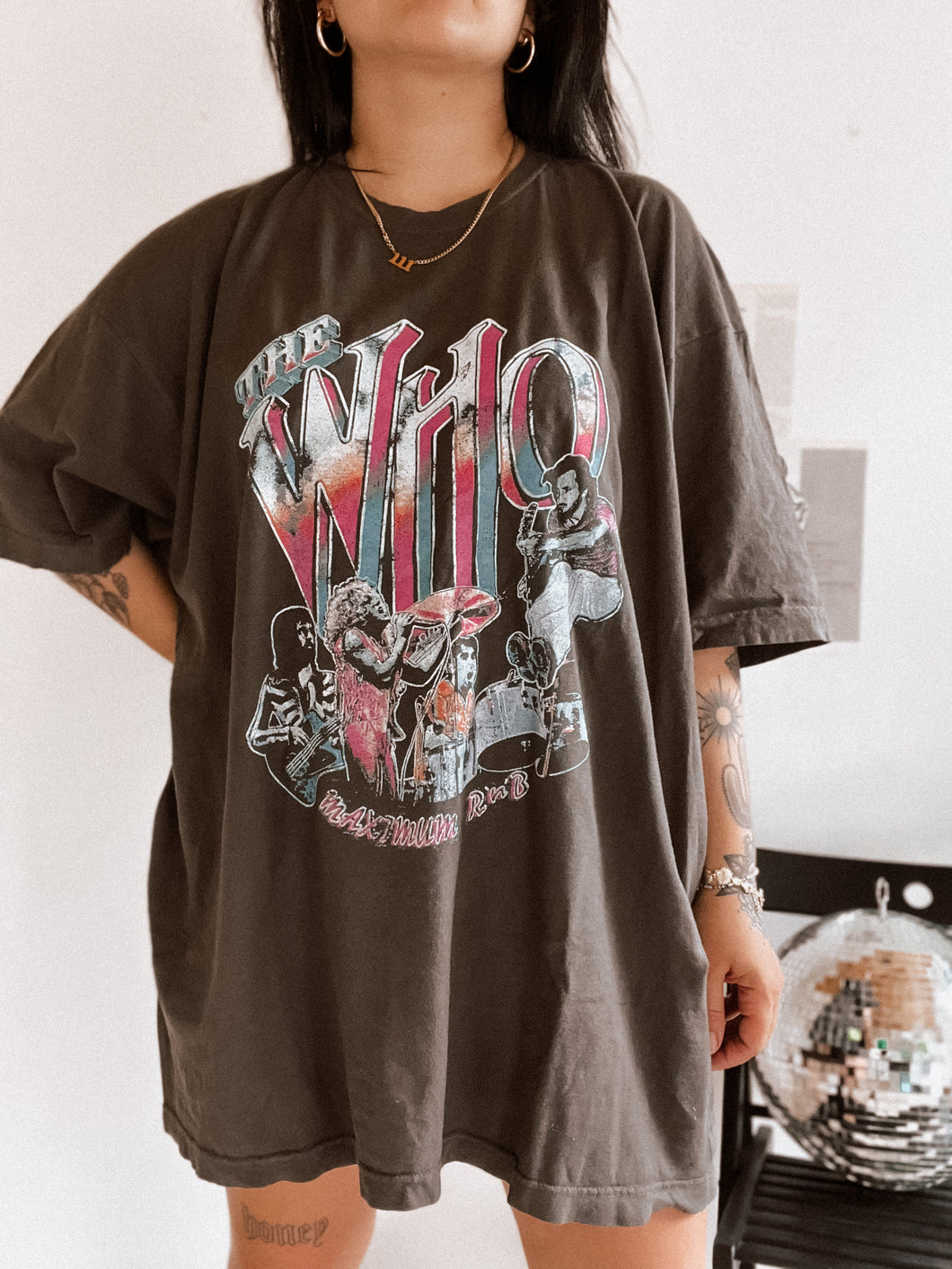 The Who Oversized Band Tee