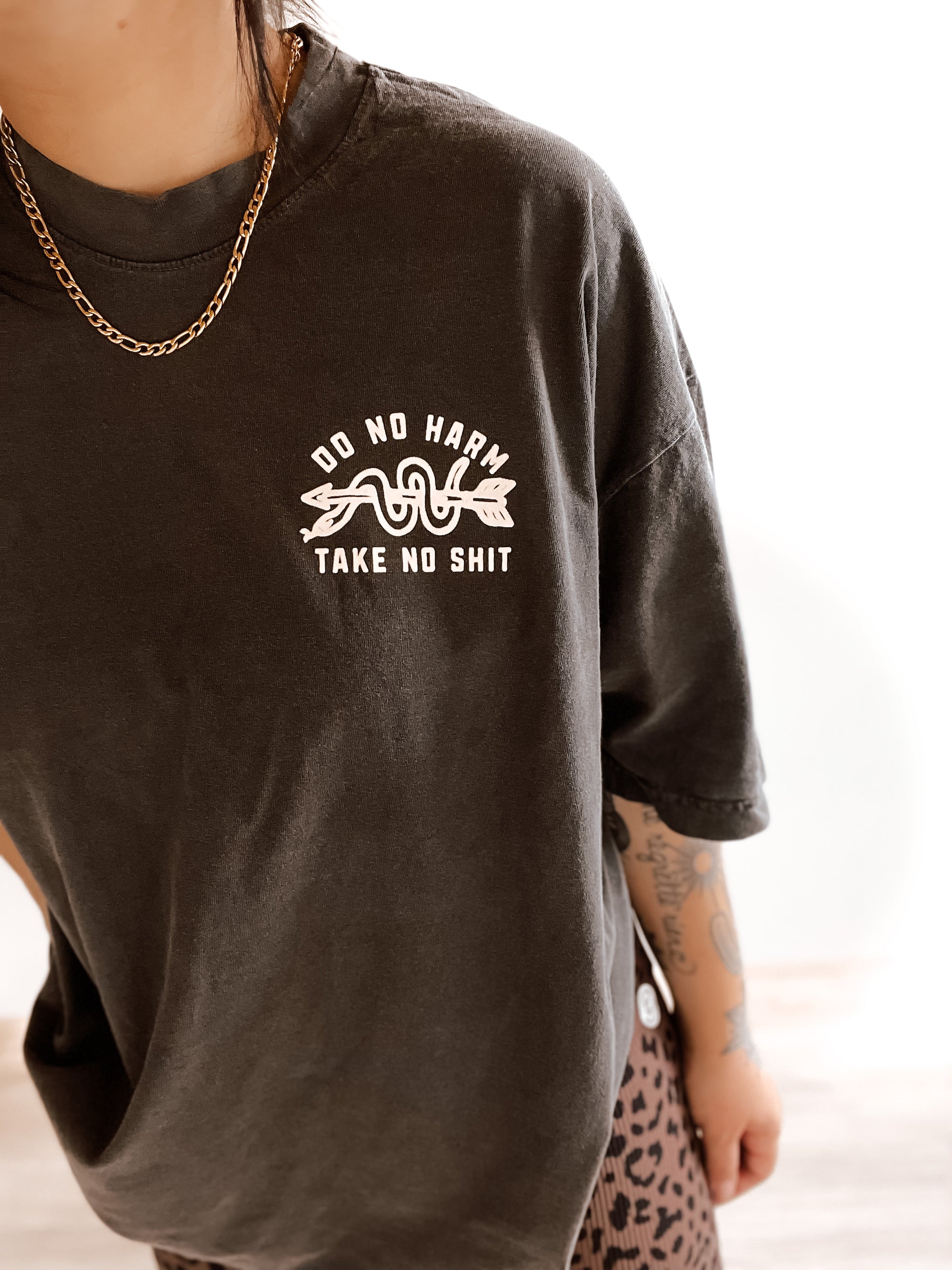 Do No Harm Take No Shit Tee