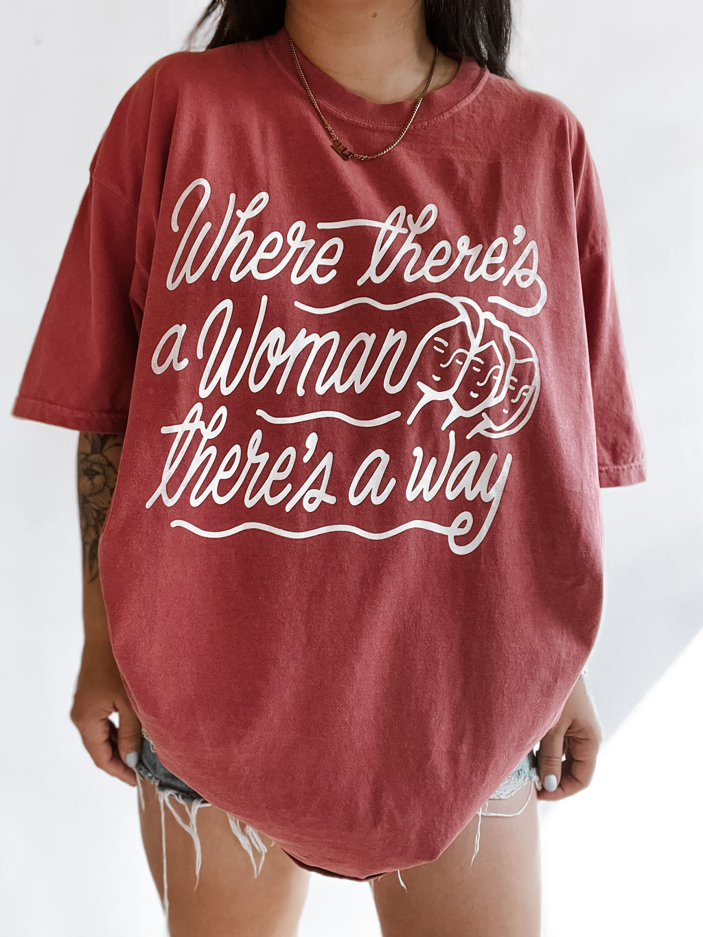 Where Theres A Woman Tee
